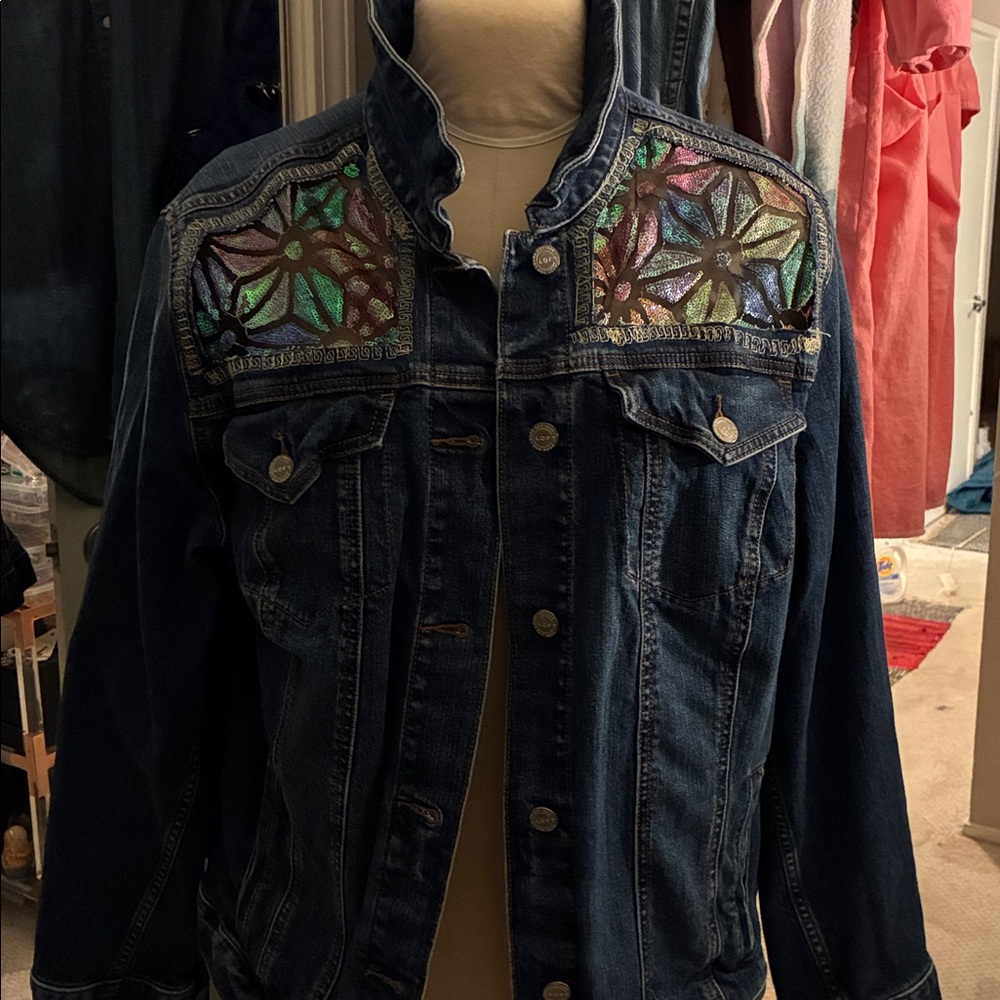 Handcrafted Denim Jacket - Picture 4 of 5